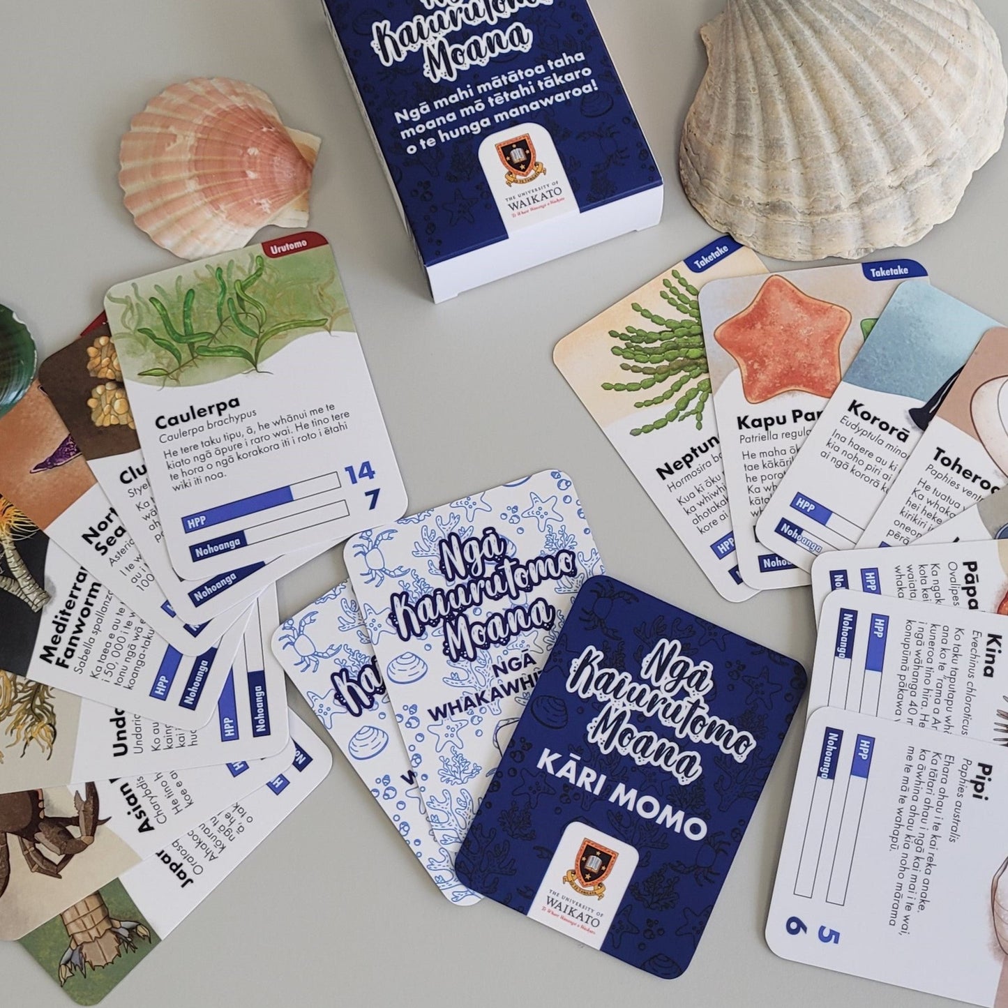 Marine Invaders- The Card Game Full Te Reo Māori Version
