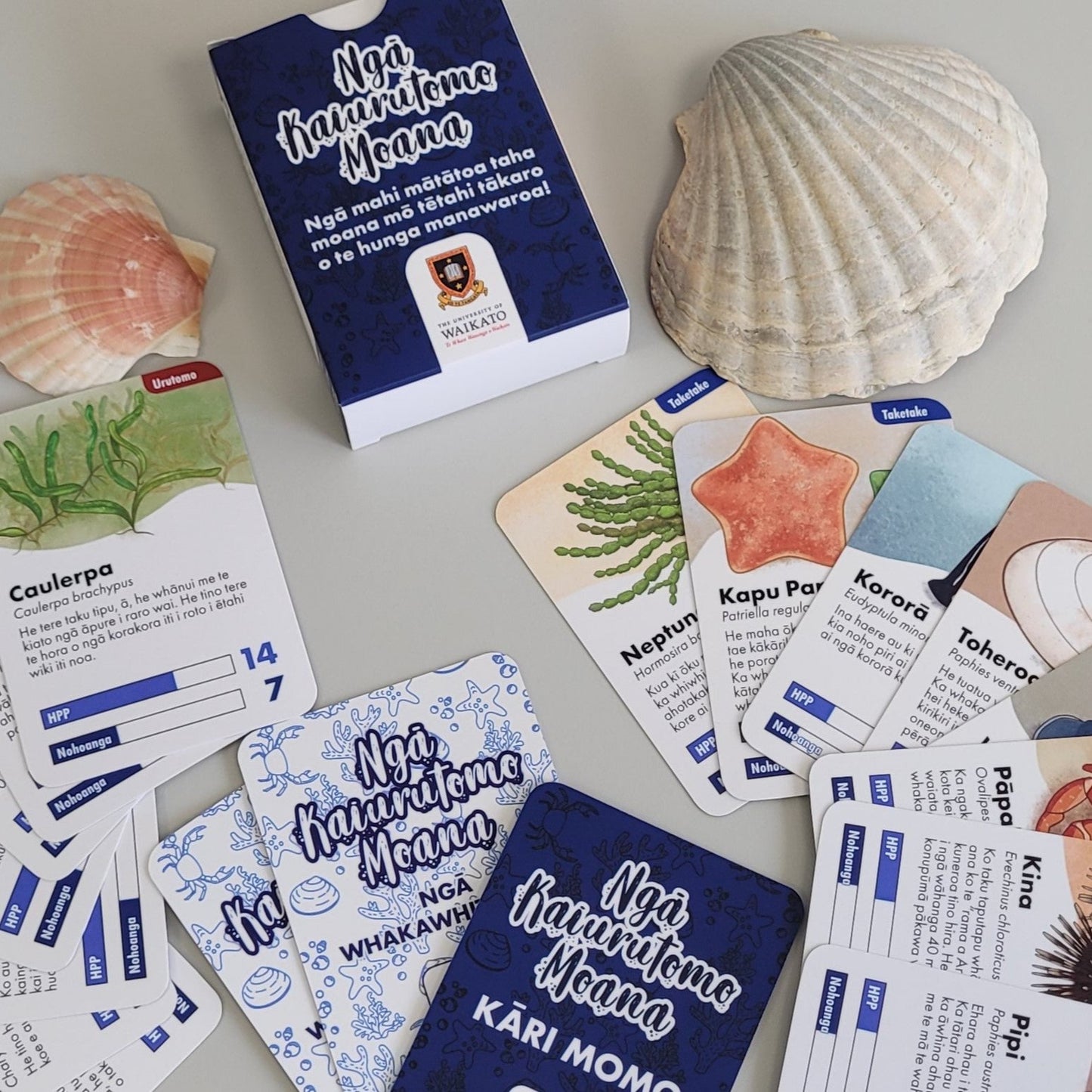 Marine Invaders- The Card Game Full Te Reo Māori Version