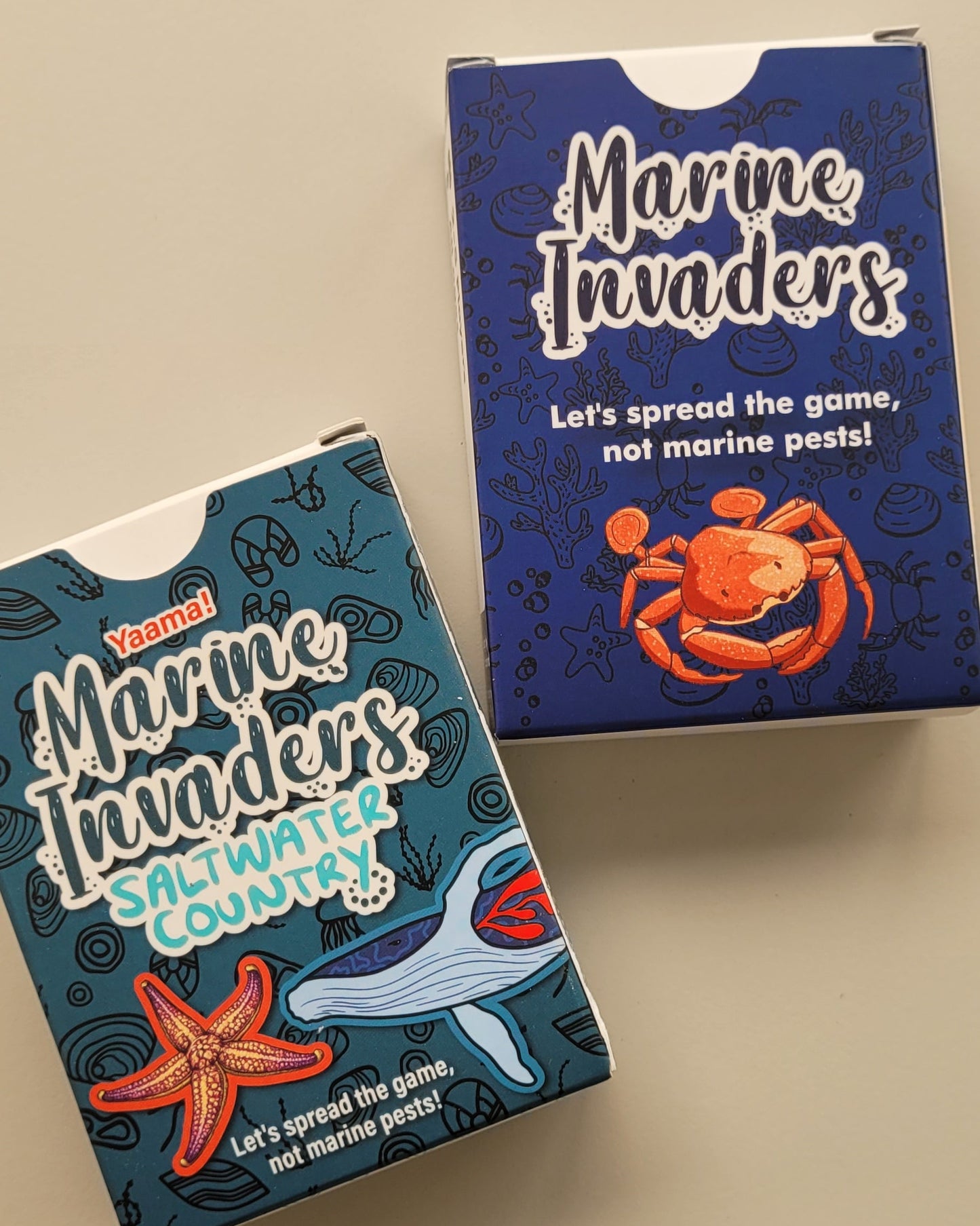 Marine Invaders- The Card Game Trans Tasman (Double Pack)