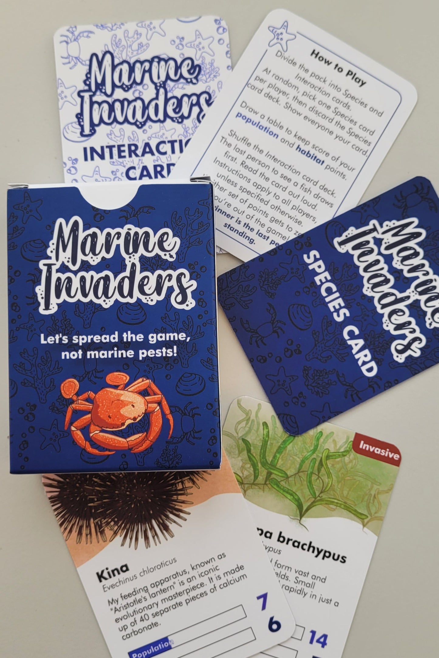 Marine Invaders- The Card Game Full English Version